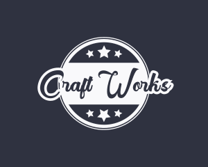 Crafting - Cursive Crafting Business logo design