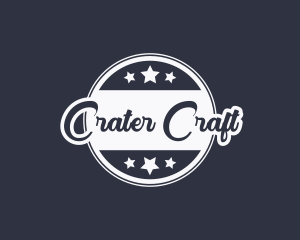 Cursive Crafting Business logo design