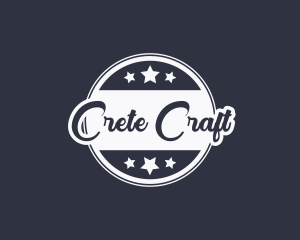 Cursive Crafting Business logo design