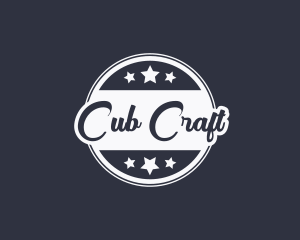 Cursive Crafting Business logo design