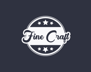 Cursive Crafting Business logo design