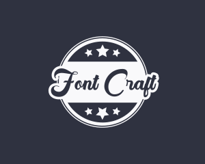 Cursive Crafting Business logo design