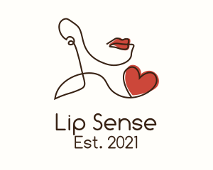 Lip - Lip Heart Cosmetics logo design