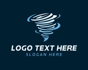 Twister - Tornado Hurricane Twister logo design