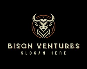 Premium Bull Buffalo logo design