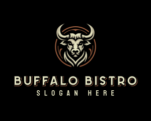 Premium Bull Buffalo logo design