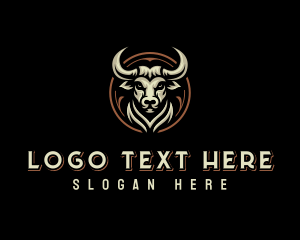 Matador - Premium Bull Buffalo logo design