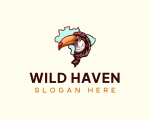 Toucan Bird Wildlife logo design