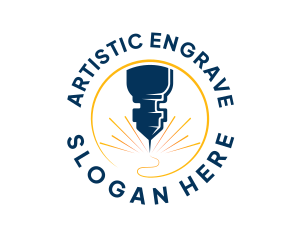 Engrave - Steel Cutting Industry logo design