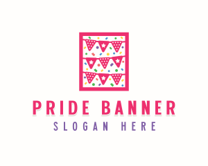 Party Flag Banners logo design