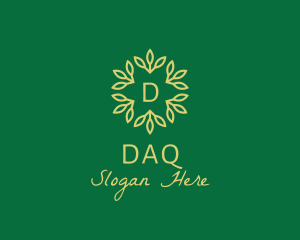 Letternark - Flower Leaf Natural Organic logo design