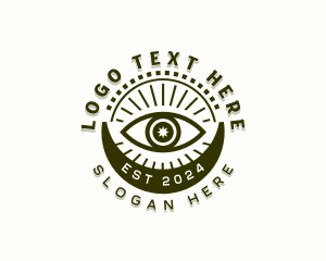 Holistic - Cosmic Eye Astrology logo design