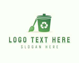 Recycling Bin - Garbage Disposal Sanitation logo design