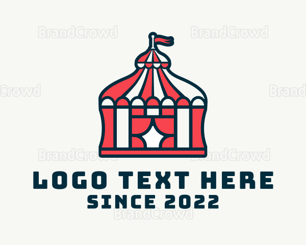 Circus Tent Playhouse Logo