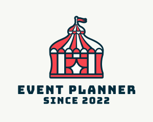 Indoor Playground - Circus Tent Playhouse logo design