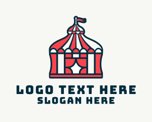 Circus Tent Playhouse Logo