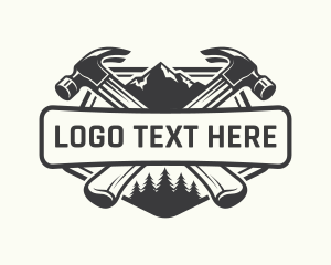 Lumberjack - Hammer Mountain Renovation logo design
