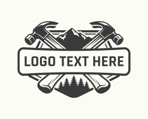 Woodwork - Hammer Mountain Renovation logo design