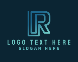 Letter Be - Generic Company Letter R logo design