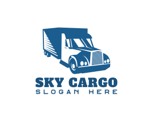 Blue Truck Movers logo design