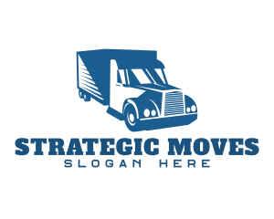 Blue Truck Movers logo design