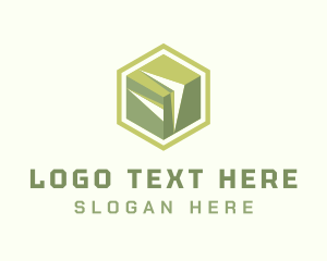 3d - Cube Digital Technology logo design