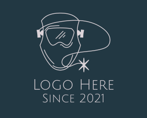 Mechanic - Welding Welder Helmet Mask logo design