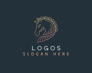 Stallion Horse Animal Logo