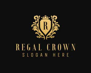 Regal Monarchy Shield logo design