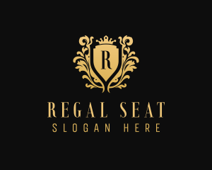 Regal Monarchy Shield logo design