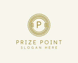 Prize - Premium Rope Patch Medallion logo design