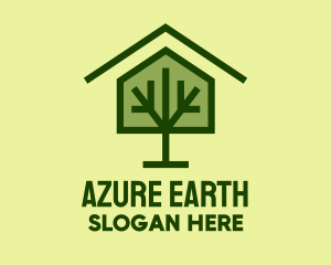 Green Tree House logo design