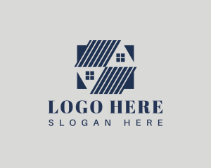 Home Construction Roofing Logo