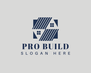 Home Construction Roofing logo design