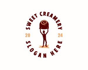 Chocolate Dessert Candy logo design