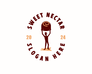 Chocolate Dessert Candy logo design