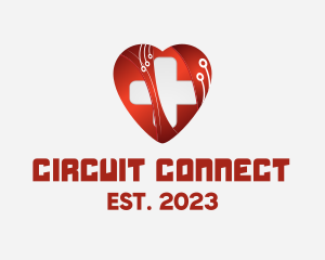 Circuits - Digital Circuits Healthcare logo design