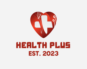 Digital Circuits Healthcare logo design