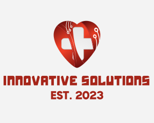Advanced - Digital Circuits Healthcare logo design