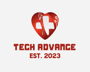 Advanced - Digital Circuits Healthcare logo design