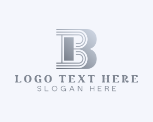 Investor - Financial Accounting Broker Letter B logo design