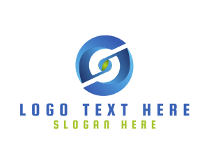 3d - Abstract Tech Digital Sphere logo design