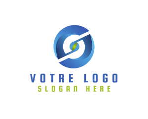 3d - Abstract Tech Digital Sphere logo design