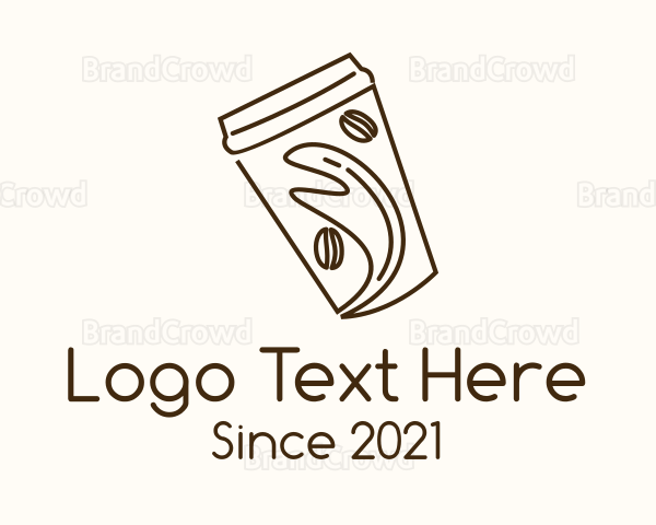 Coffee Bean Drink Logo