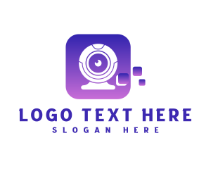 Content Creator - Webcam Video Surveillance logo design