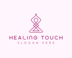 Yoga Relaxation Wellness logo design