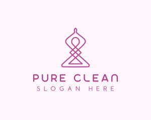 Cleanser - Yoga Relaxation Wellness logo design