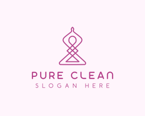 Yoga Relaxation Wellness logo design