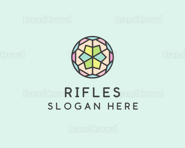 Multicolor Mandala Symbol Logo