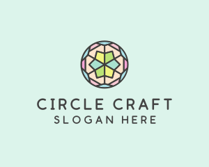 Multicolor Mandala Symbol logo design